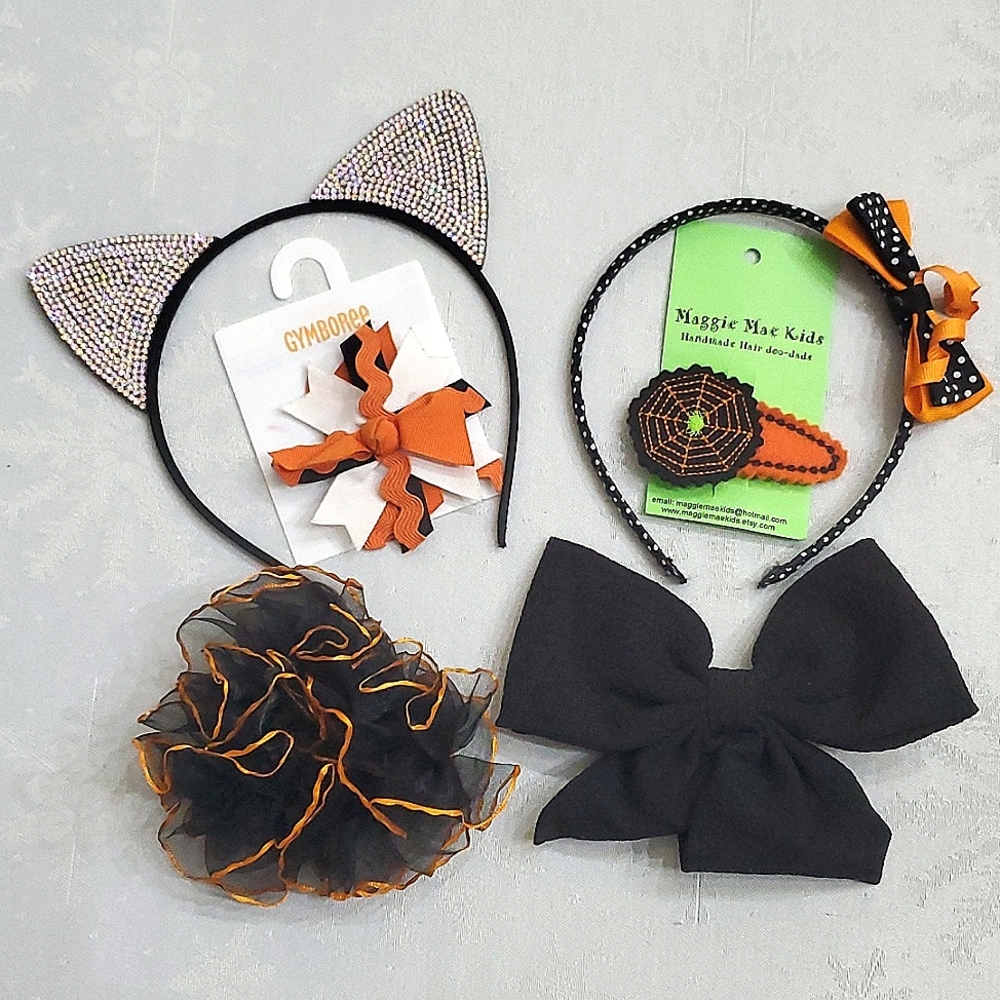 Mixed Lot of (6) Halloween Hair Accessories